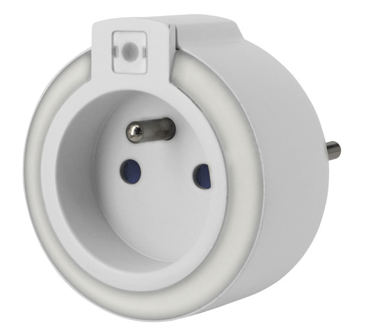 Veilleuse crépusculaire LED 2 pôles + terre - Brico Dépôt