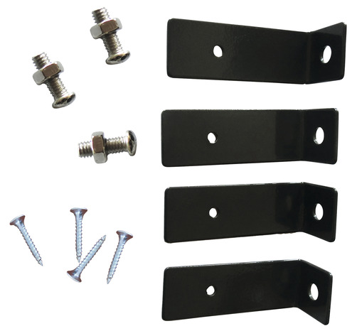 Lot 4 équerres de fixation pour clôture "Neva" - Marque BLOOMA - Brico Dépôt