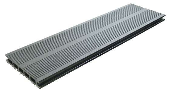 Lame de terrasse composite grise "Oder" L. 2,20 m x l. 14,5 cm x Ép. 21 mm - Marque BLOOMA - Brico Dépôt