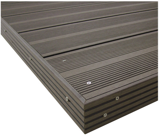 Profilé de finition "Neva" - Chocolat - L. 2,20 m x H. 5,2 cm x Ép. 8 mm - Marque BLOOMA - Brico Dépôt