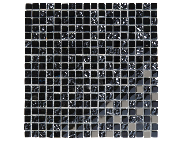Mosaïque "Milaino" noir - l. 30 x L. 30 cm - Colours - Brico Dépôt