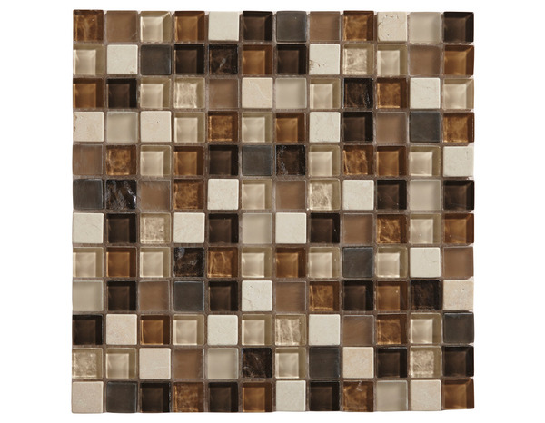 Mosaïque "Triesto" mix beige - l. 30 x L. 30 cm - Colours - Brico Dépôt
