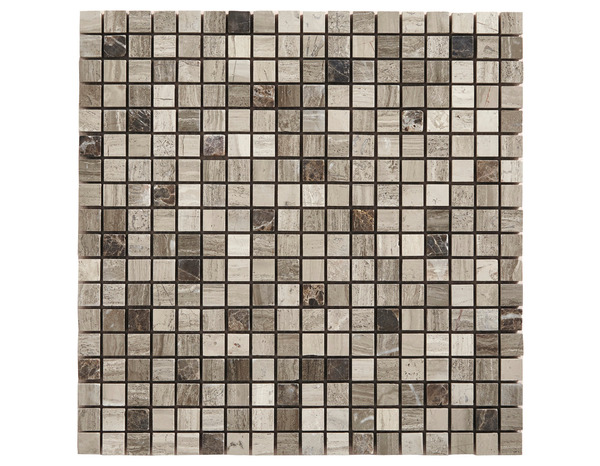 Mosaïque sol/mur "Catane" beige - l. 30 x L. 30 cm - Colours - Brico Dépôt