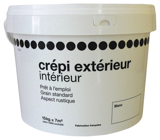 Crepi exterieur/intérieur blanc 15 kg - Brico Dépôt