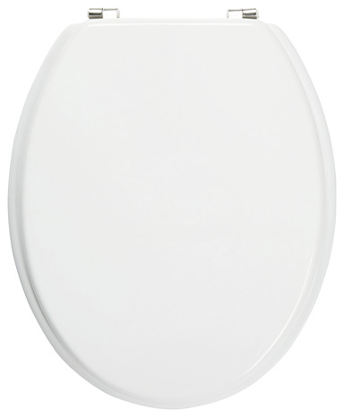 Abattant wc en bois moulé "Palmi" - Blanc - GoodHome - Brico Dépôt