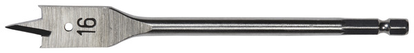 Mèche à bois plate 16 x 152 mm - DRL14440 - Brico Dépôt