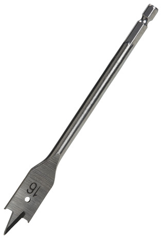 Mèche à bois plate 16 x 152 mm - DRL14440 - Brico Dépôt