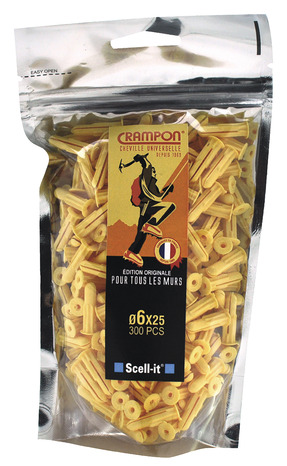 Cheville universelle crampon D6 - Crampon - Brico Dépôt