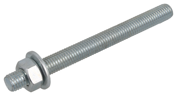 Lot de 4 tiges filetées 8 x 110 mm - Diall - Brico Dépôt