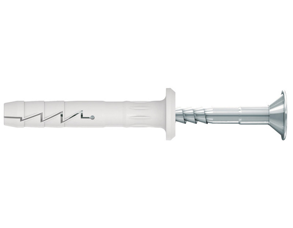 Lot de 20 chevilles nylon avec vis 5 x 30 mm - Diall - Brico Dépôt