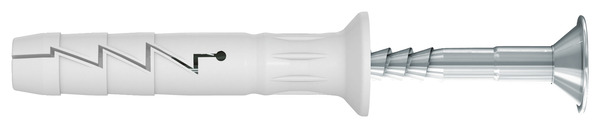 100 chevilles nylon 5x30 + vis - Diall - Brico Dépôt