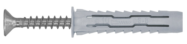 50 chevilles nylon universelles 5x25 + vis - Diall - Brico Dépôt