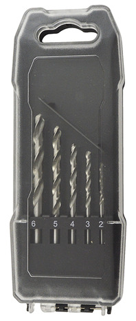 Coffret de 5 forets métal HSS de 2 à 6 mm - Brico Dépôt