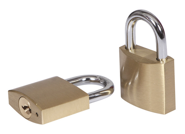 Lot de 2 cadenas a cle 38mm dia 6,3mm - Brico Dépôt