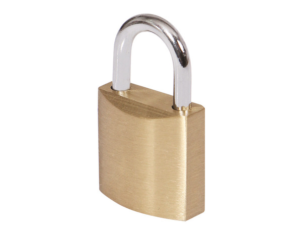 Cadenas en laiton 50 mm Ø 7,2 mm 3 clés - Brico Dépôt