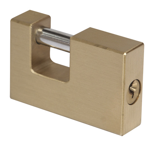 Cadenas laiton massif 60 mm 3 clés - Brico Dépôt