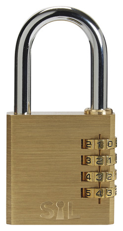 Cadenas combinaison laiton 50 mm - Brico Dépôt