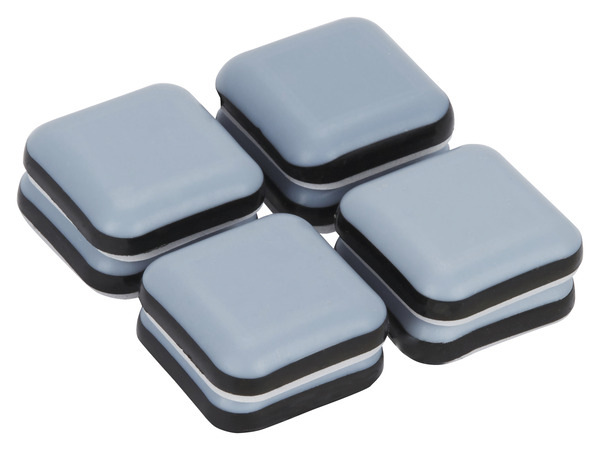 Lot de 8 patins auto-adhésifs 24 x 24 mm - Diall - Brico Dépôt