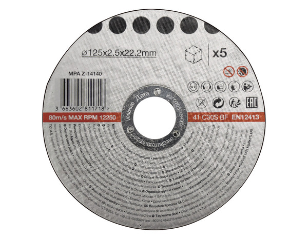 Disques à tronçonner le béton 5 pièces - Brico Dépôt