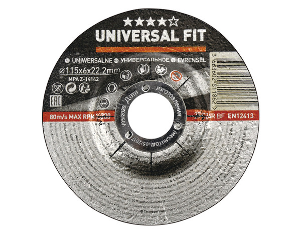 Disques de meulage pour la pierre Ø 115 x 6 x 22,2 mm - Brico Dépôt