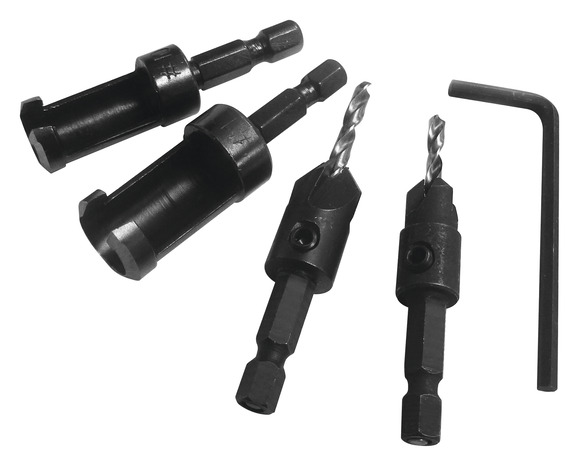 Coffret de 4 fraises spéciales bois - Universal - Brico Dépôt