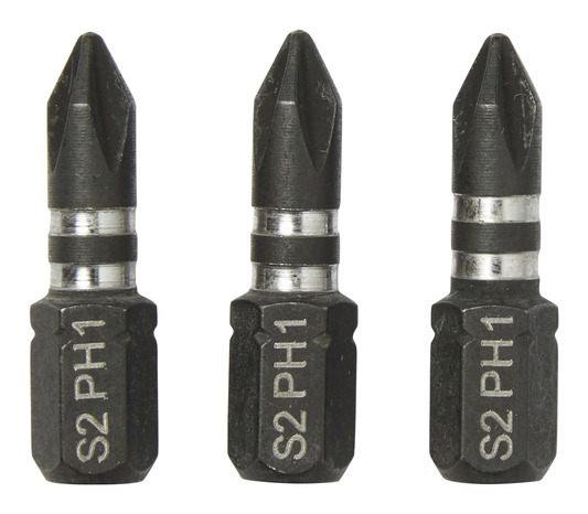 Erb embouts impact phil1 25mm 3pcs - Erbauer - Brico Dépôt