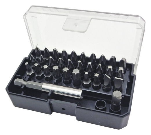 Coffret mixte embouts tournevis avec porte-embouts - Brico Dépôt