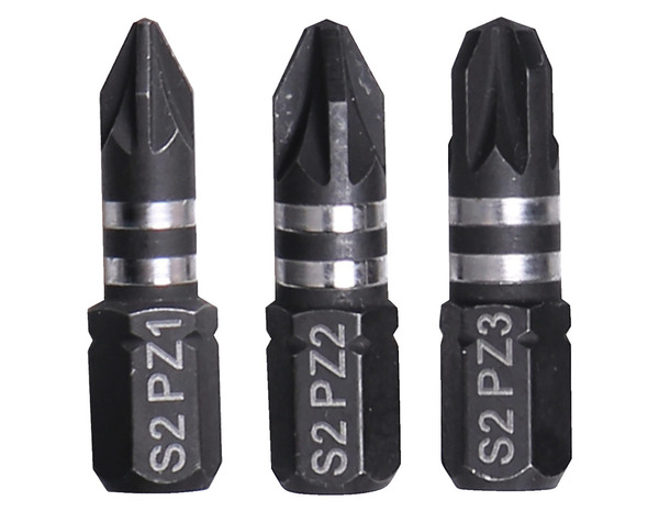 Erb embouts impact pz1/2/3 25mm 3pcs - Erbauer - Brico Dépôt