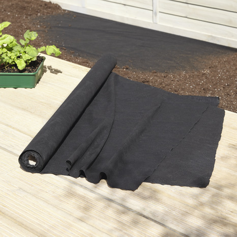 Rouleau anti-mauvaise herbe noir - L 10 m x l 1 m - Brico Dépôt
