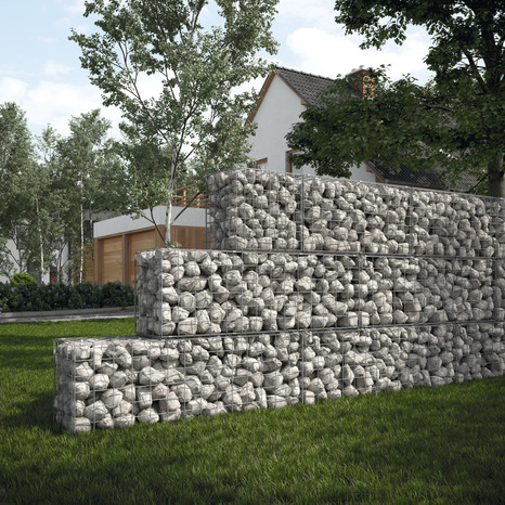Kit à gabion "Gabbiana" - L. 40 x H. 40 x p. 30 cm - Marque BLOOMA - Brico Dépôt