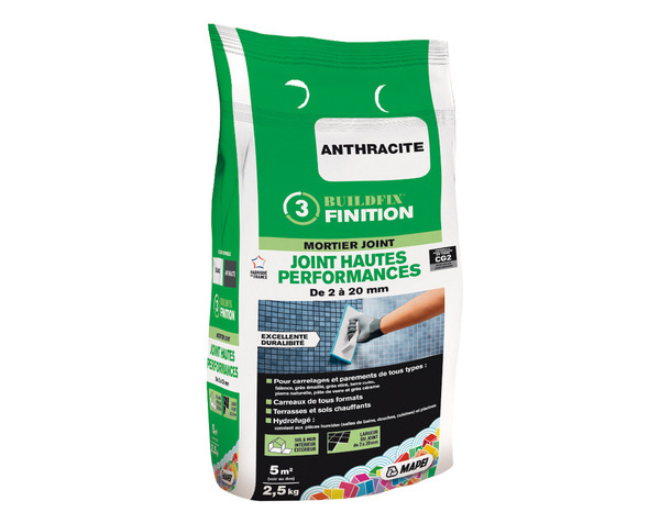 Joint hautes performances anthracite - Mapei - Brico Dépôt