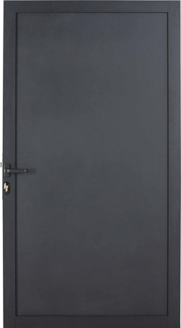 Porte aluminim gris foncé "Neva" - L. 0,90 x H. 1,70 m - Marque BLOOMA - Brico Dépôt