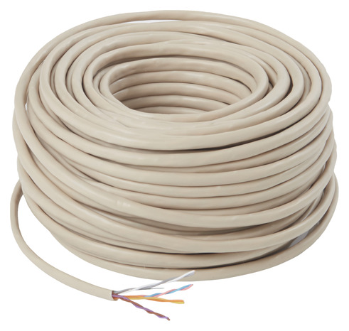 Câble téléphone PTT 298 4 paires ivoire - 25 m - Nexans - Brico Dépôt