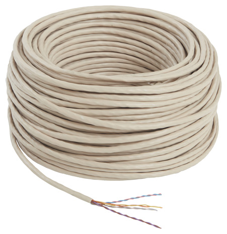 Câble téléphone PTT 298 4 paires ivoire - 50 m - Nexans - Brico Dépôt