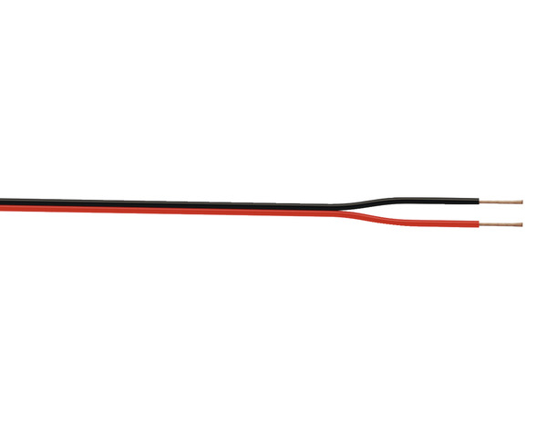 Câble HIFI 2 x 0,75 mm² noir/rouge - 25 m - Nexans - Brico Dépôt