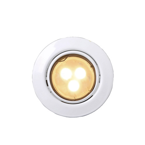 Lot de 10 spots GU10 orientables - Blanc - DLRA200W10 - Brico Dépôt