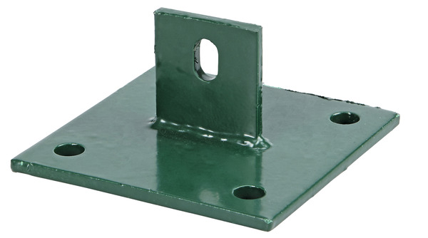 Platine de fixation verte pour jambe de force à fixer - l. 10 x l. 10 x h. 5 cm - Brico Dépôt