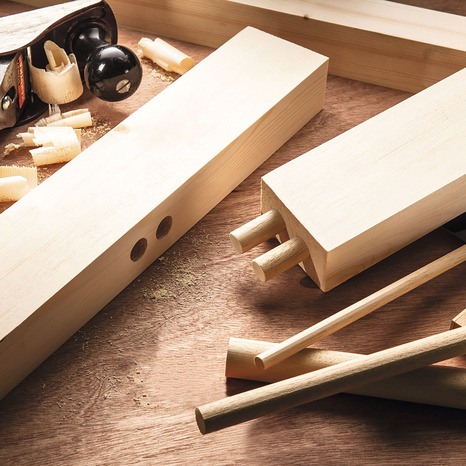 Tourillon en pin 2,40 M - Ø 21 mm - Brico Dépôt