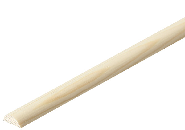 1/2 rond en pin - L. 240 x l. 1,4 x Ép. 0,6 cm - Brico Dépôt