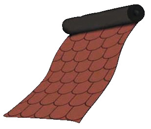 Rouleau bitumé imitation tuile - Brico Dépôt