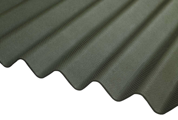 Plaque bitumeuse ondulée verte - Brico Dépôt