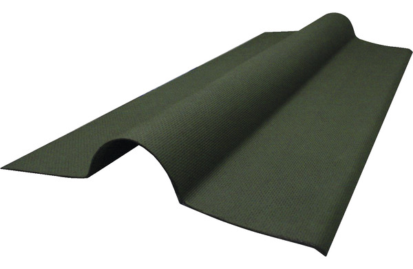 Faîtière pour plaque bitumeuse ondulée vert - Brico Dépôt