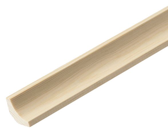 Corniche en pin 2,40 m - section 23 x 23 mm - Brico Dépôt
