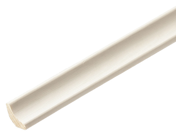 Corniche en pin prépeinte 2,40 m - section 18 x 18 mm - Brico Dépôt
