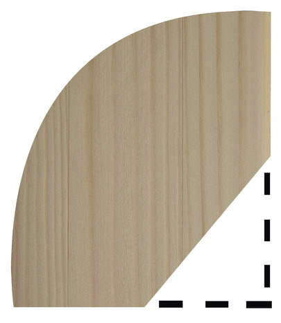 Quart de rond en pin 2,40 M - l. 15 x Ép. 15 mm - Brico Dépôt