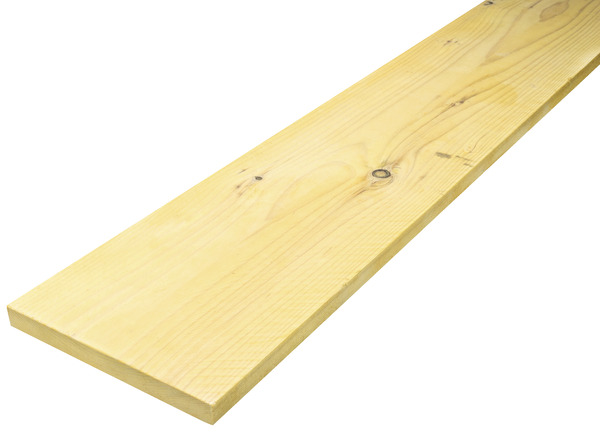 Planche traitée L.4m section 25x250mm - Brico Dépôt