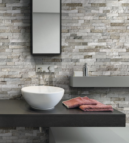 Lambris PVC imitation pierre de parement l. 37,5 cm x L. 2,60 m - Dumaplast - Brico Dépôt