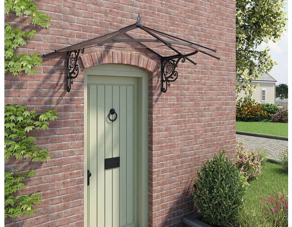 Marquise en acrylique L. 178 cm x P. 125 x H. 80 cm - GEOM - Brico Dépôt