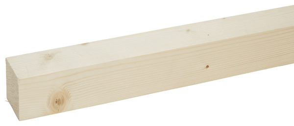 Tasseau en sapin du nord raboté L. 2,40 m - section 44 x 44 mm - Brico Dépôt