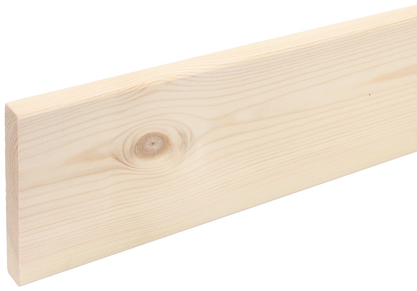 Planche rabotée 4 faces en sapin du nord section 119 x 18 mm L. 240 cm - Brico Dépôt